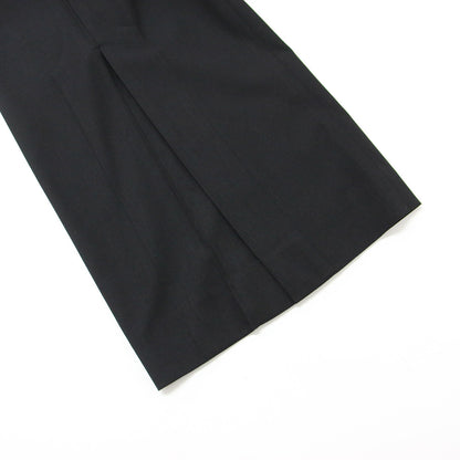 CARREMAN フレア パンツ / スラックス トラウザーズ スリット センタープレス ストレッチ