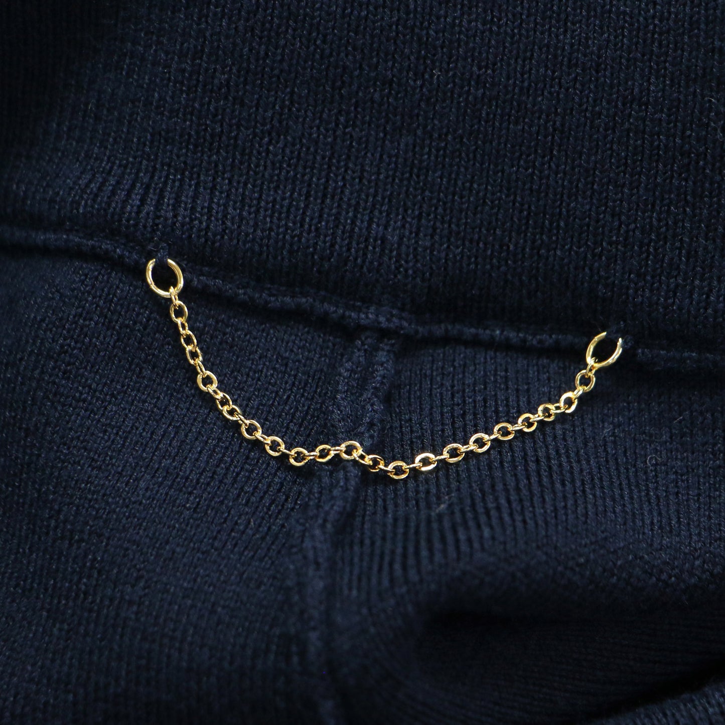 21秋冬 スムースニット フロントスリット パンツ / イージーパンツ ウエストゴム シルク コットン