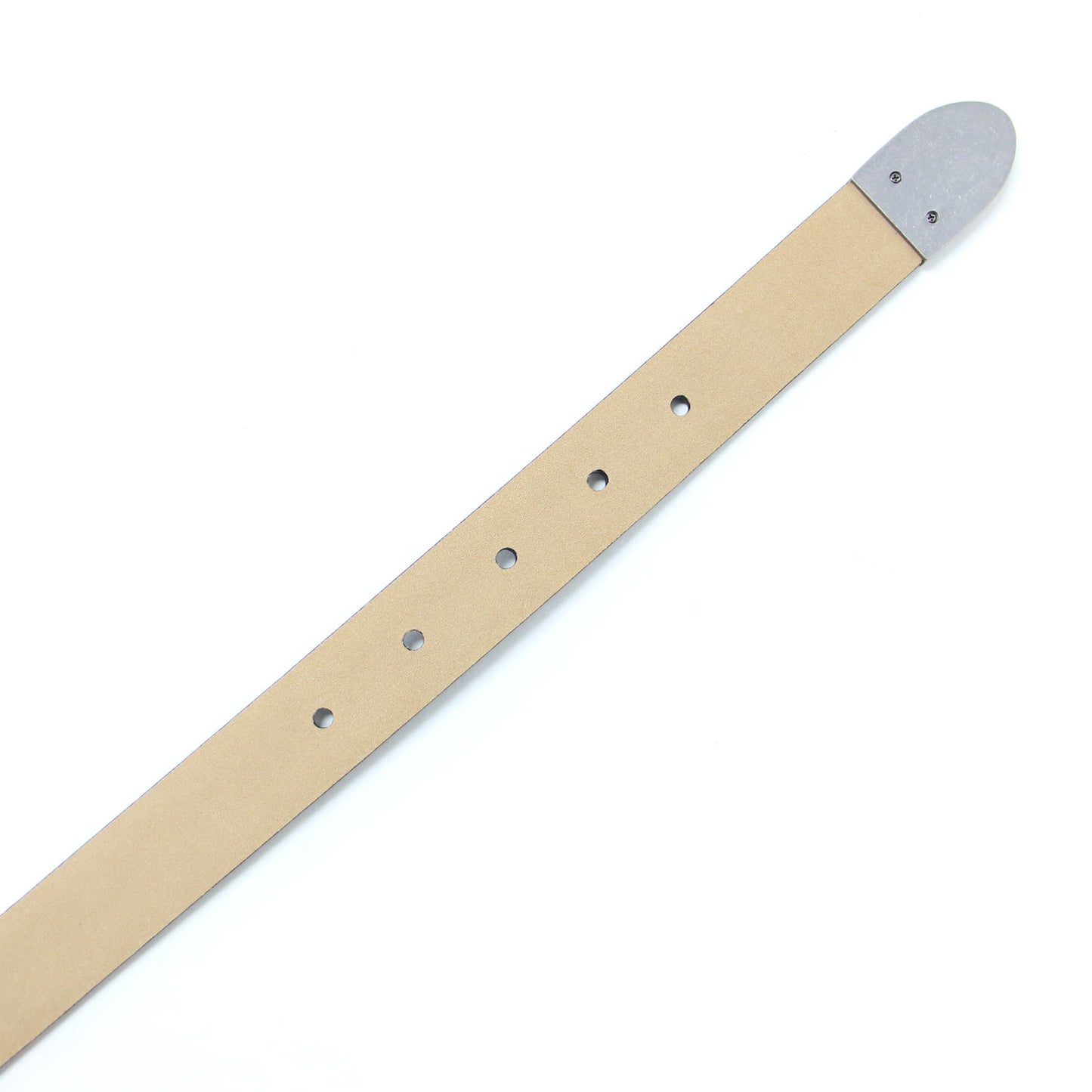 フローラルエングレーブド レザー ベルト / ウエスタンベルト メタルバックル バケッタレザー 牛革 本革