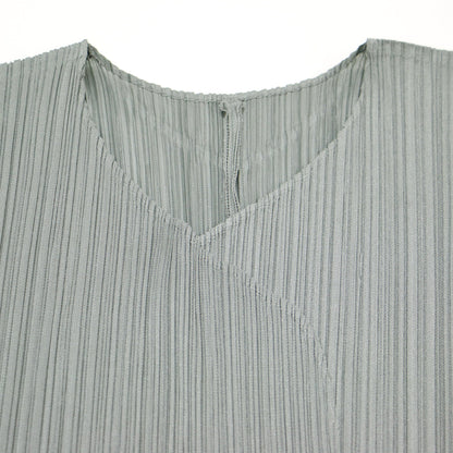 プリーツ ロング カーディガン PP55-JA102 / ボタンレス