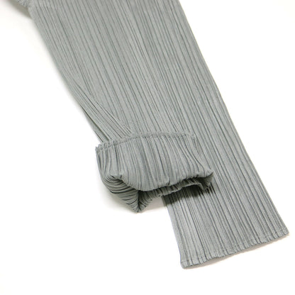 プリーツ ロング カーディガン PP55-JA102 / ボタンレス