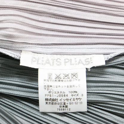 パンチング ドット プリーツ カーディガン PP51-J0564 / 長袖 レイヤード ボタンレス