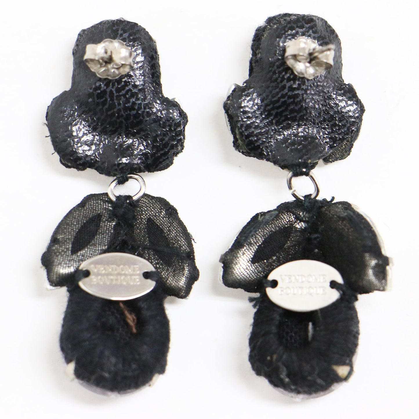 ビジュー ピアス / 両耳用 ドロップ型 クリスタル