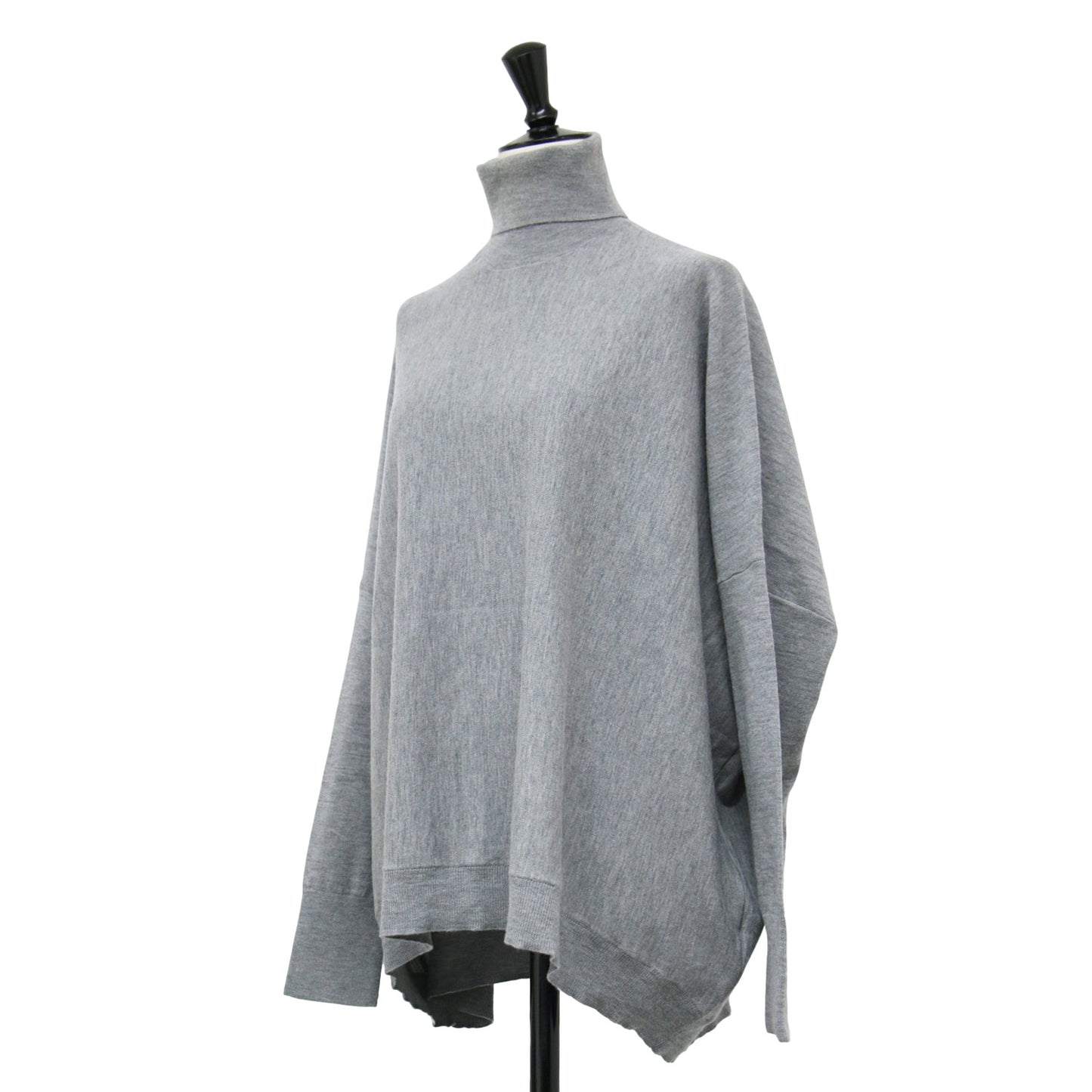 22秋冬 タートルネック ボリューム ニット / Turtleneck Volume Knit 長袖 ドロップショルダー ワイドシルエット ウール