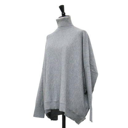 22秋冬 タートルネック ボリューム ニット / Turtleneck Volume Knit 長袖 ドロップショルダー ワイドシルエット ウール