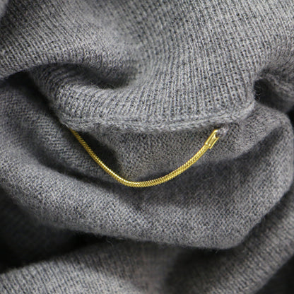 22秋冬 タートルネック ボリューム ニット / Turtleneck Volume Knit 長袖 ドロップショルダー ワイドシルエット ウール