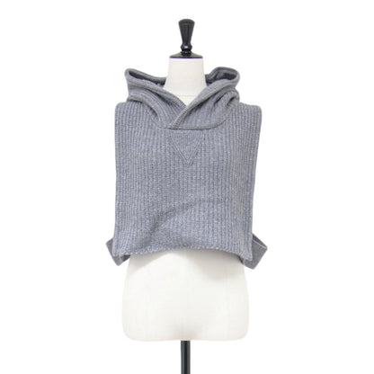 24秋冬 フーディ ニット スヌード / HOODED KNIT SNOOD フード ウール カシミヤ