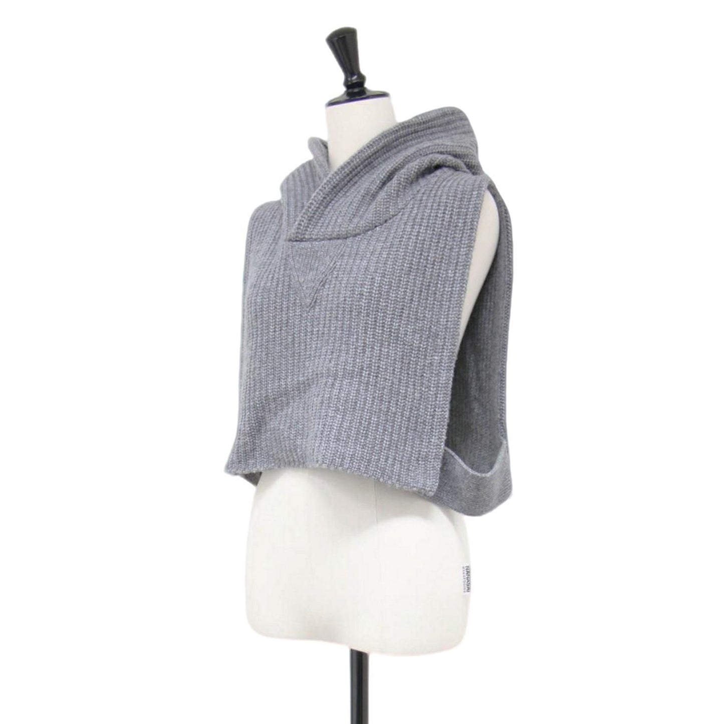24秋冬 フーディ ニット スヌード / HOODED KNIT SNOOD フード ウール カシミヤ