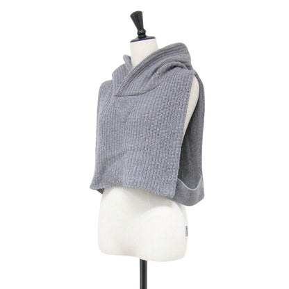 24秋冬 フーディ ニット スヌード / HOODED KNIT SNOOD フード ウール カシミヤ