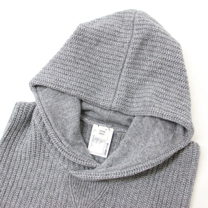 24秋冬 フーディ ニット スヌード / HOODED KNIT SNOOD フード ウール カシミヤ