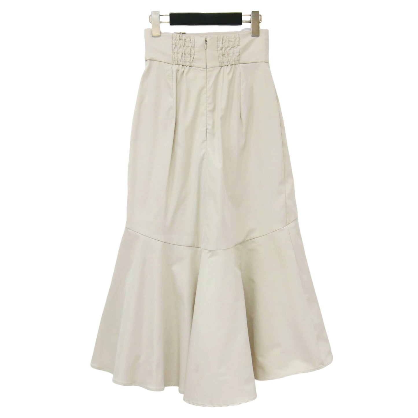 ダブルベルト ラップ スカート / Double Belted Twill Wrap Skirt ロング丈 ラッフル フリル ハイライズ ティアード