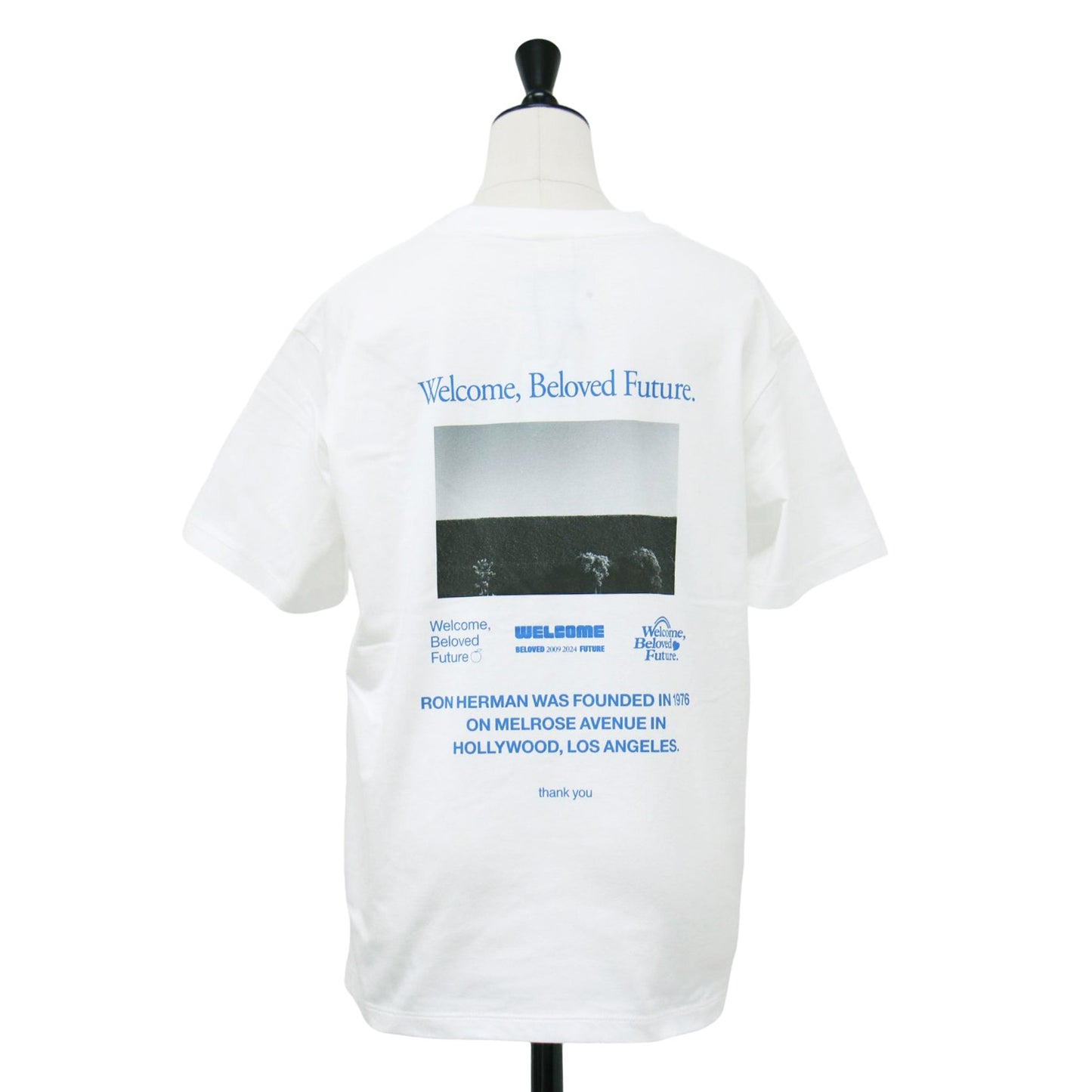 24秋冬 Welcome Beloved Future プリント ショートスリーブ Tシャツ / カットソー 半袖 クルーネック ロゴ コットン 15周年記念限定