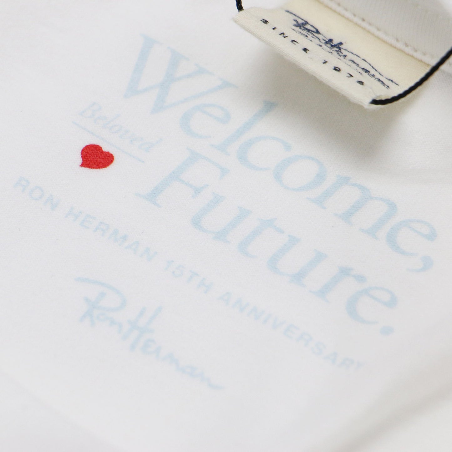 24秋冬 Welcome Beloved Future プリント ショートスリーブ Tシャツ / カットソー 半袖 クルーネック ロゴ コットン 15周年記念限定