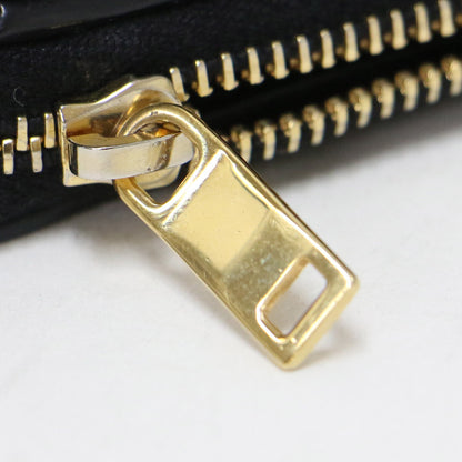 コンパクト ジップ ウォレット YSL ライン 532867 / 二つ折り財布 ロゴ カーフスキン レザー 牛革 本革