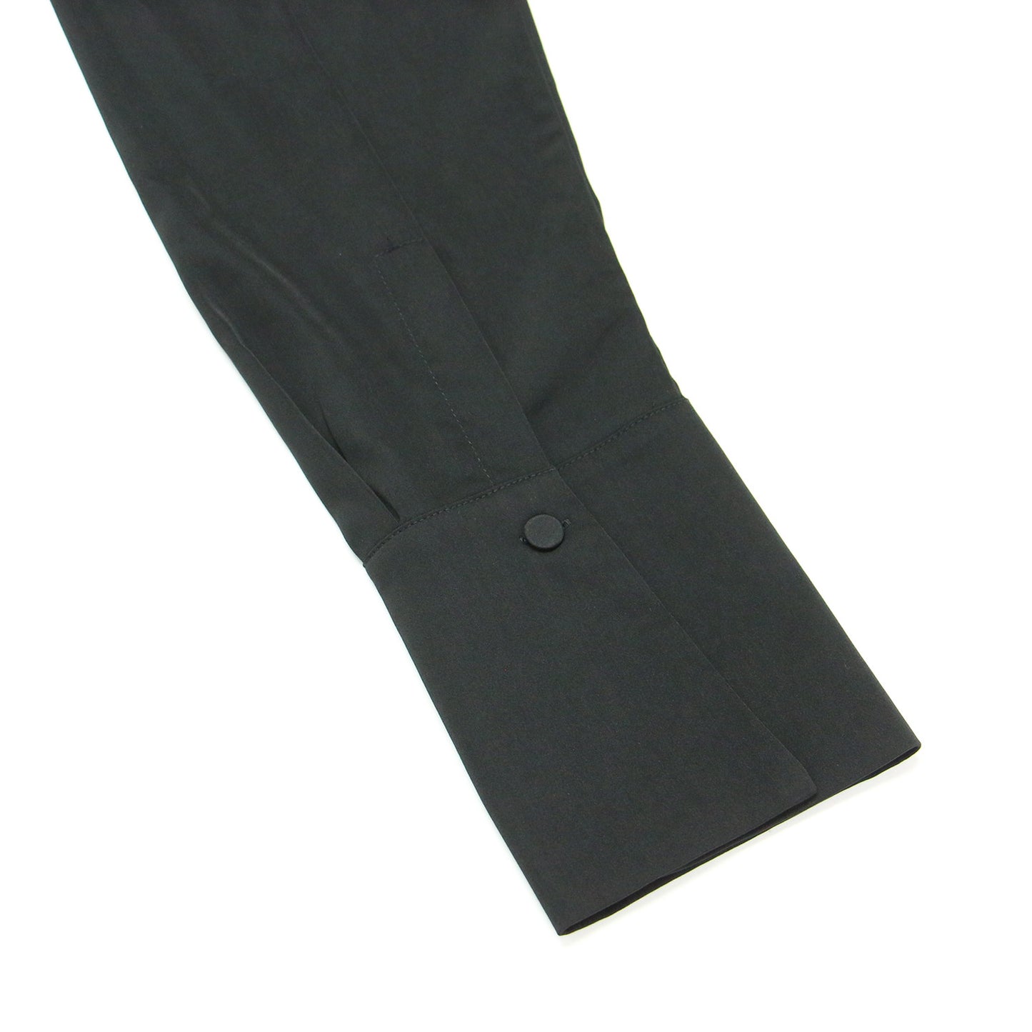 23春夏 ストリング サテン ワンピース / ロング丈 長袖 ギャザー ロングカフス ポリエステル