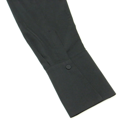 23春夏 ストリング サテン ワンピース / ロング丈 長袖 ギャザー ロングカフス ポリエステル