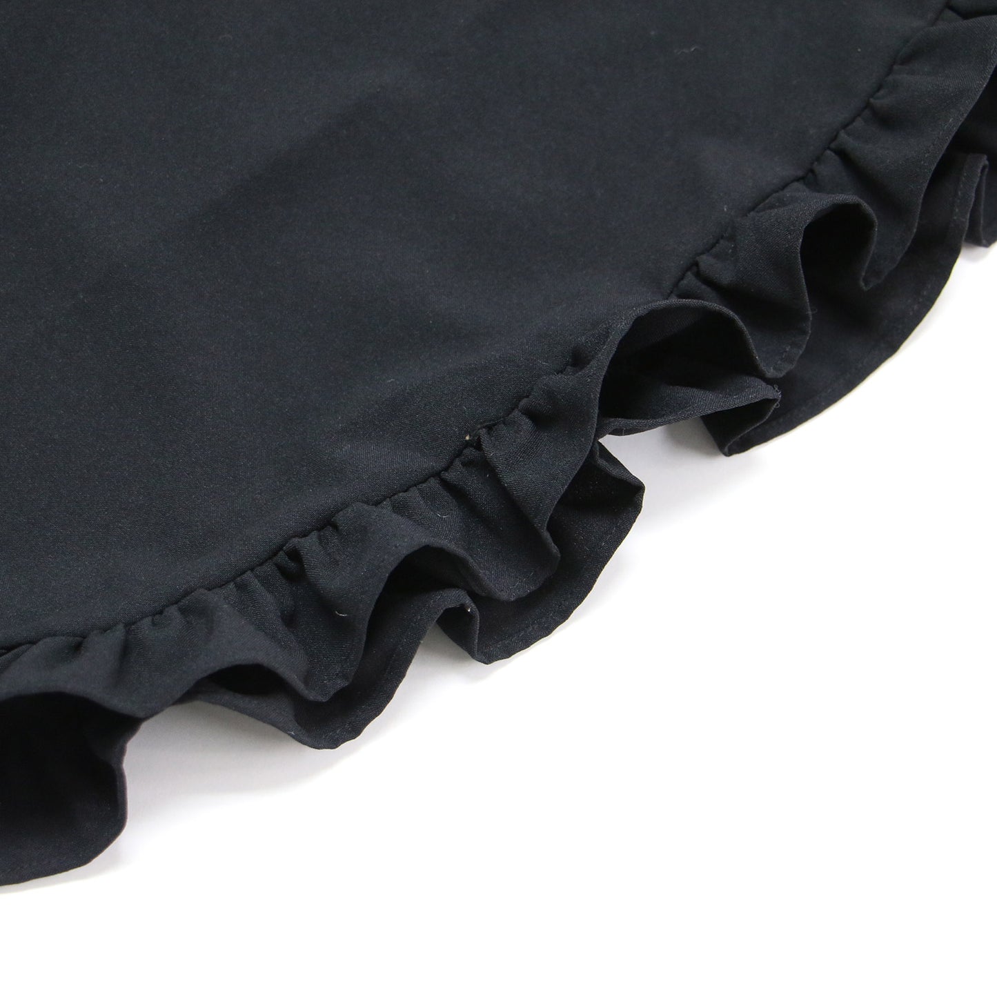 24秋冬 フリル ペプラム ワンピース / △○SHELL FRILL peplum onepiece ロング丈 ノースリーブ