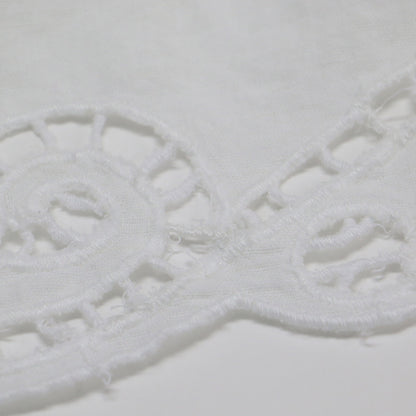 24春夏 エンブロイダリー キャミ ドレス / ロング丈 マキシ リネン コットン