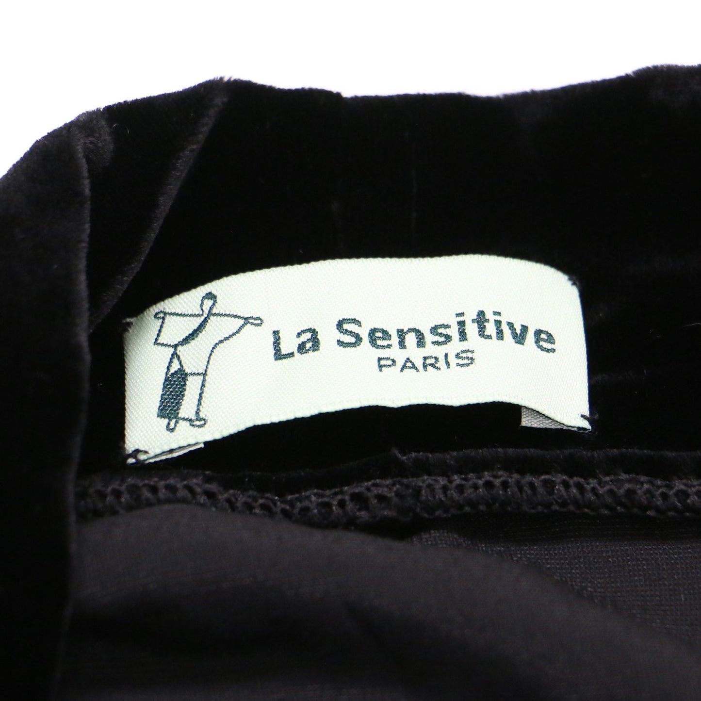 24秋冬 La Sensitive ベロア ロング ガウン / VELOURS LONG GAWN カーディガン ベルベット シルク