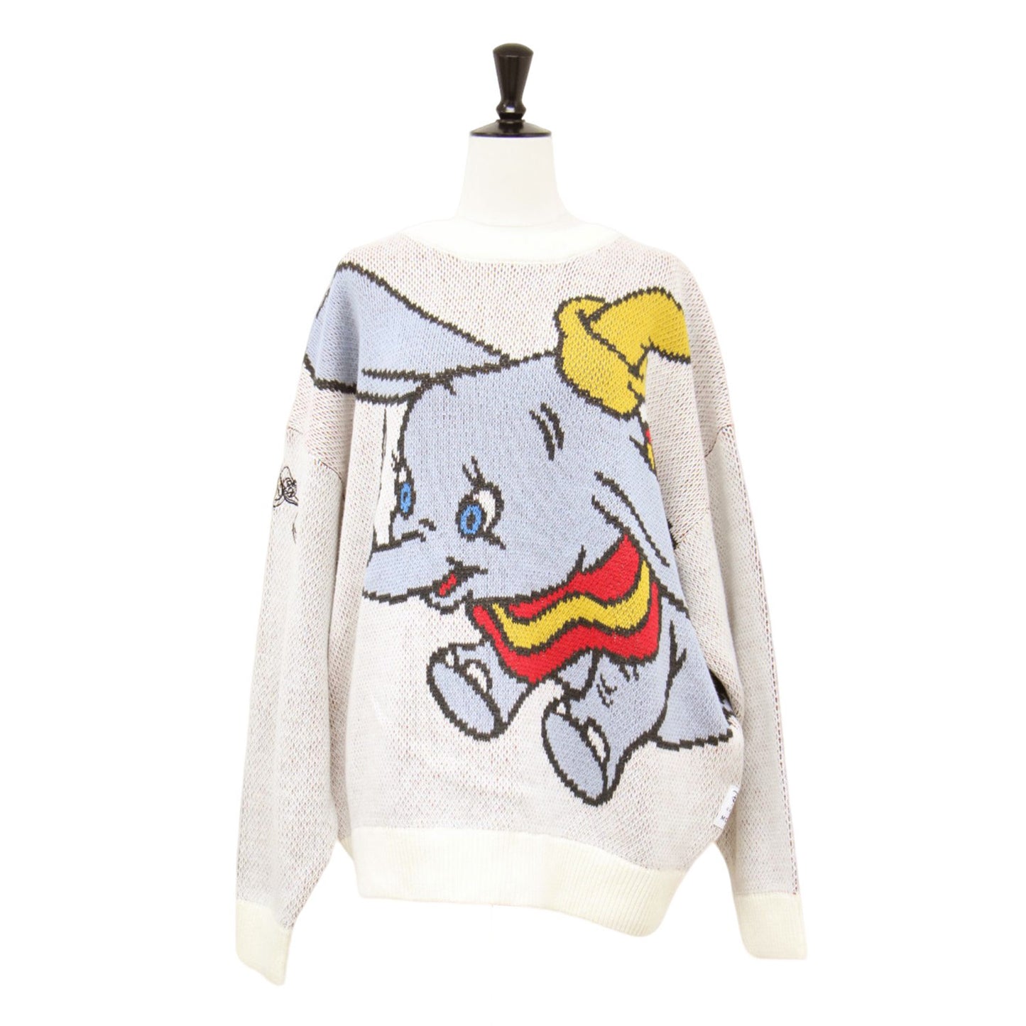 × Disney SERIES CREATED ダンボ ジャガード ニット / MD OT W JACQUARD ニット DUMBO プルオーバー 長袖 クルーネック コットン