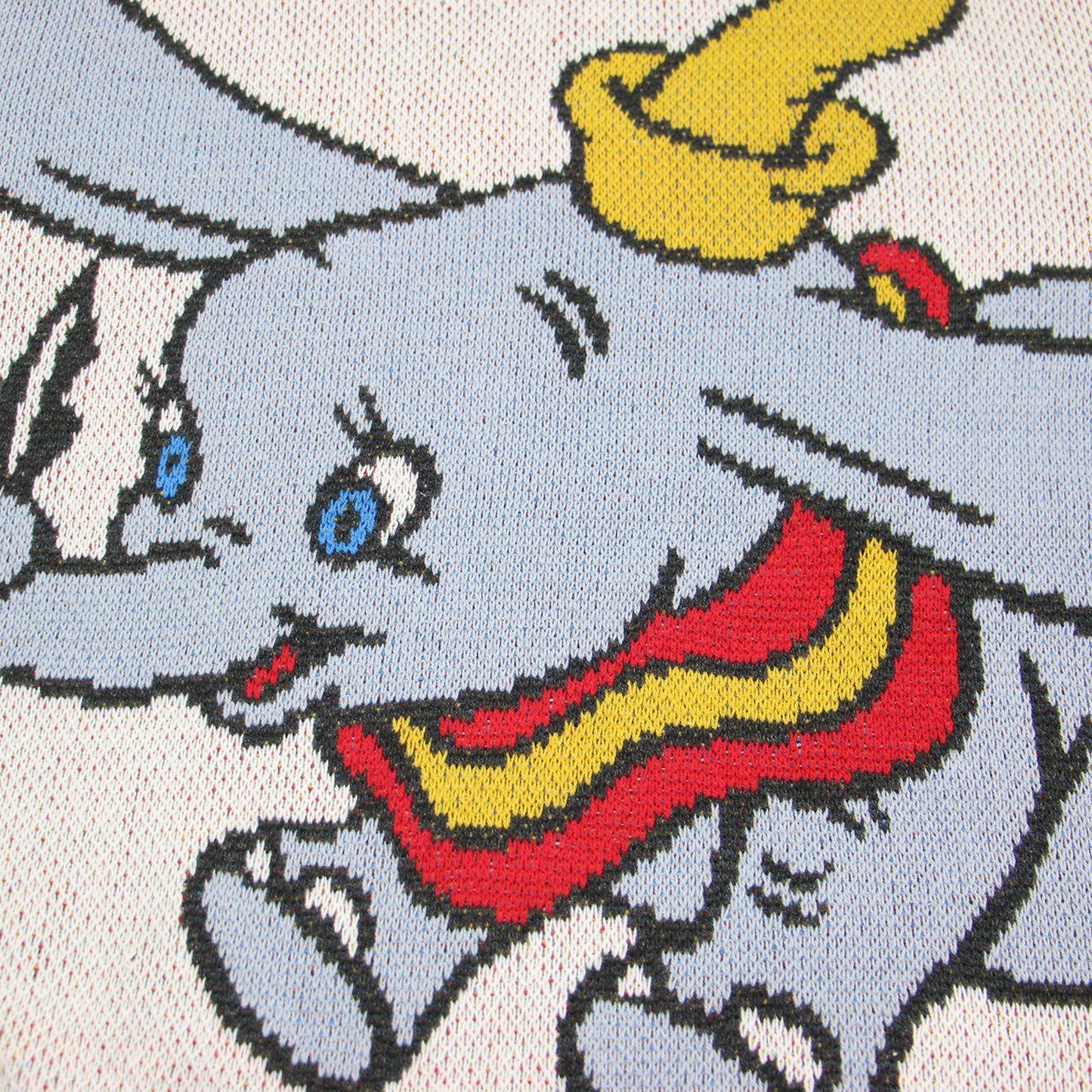 × Disney SERIES CREATED ダンボ ジャガード ニット / MD OT W JACQUARD ニット DUMBO プルオーバー 長袖 クルーネック コットン