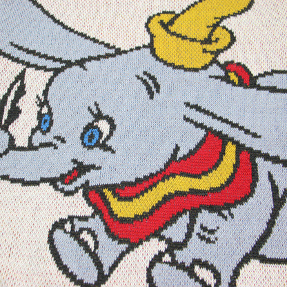 × Disney SERIES CREATED ダンボ ジャガード ニット / MD OT W JACQUARD ニット DUMBO プルオーバー 長袖 クルーネック コットン