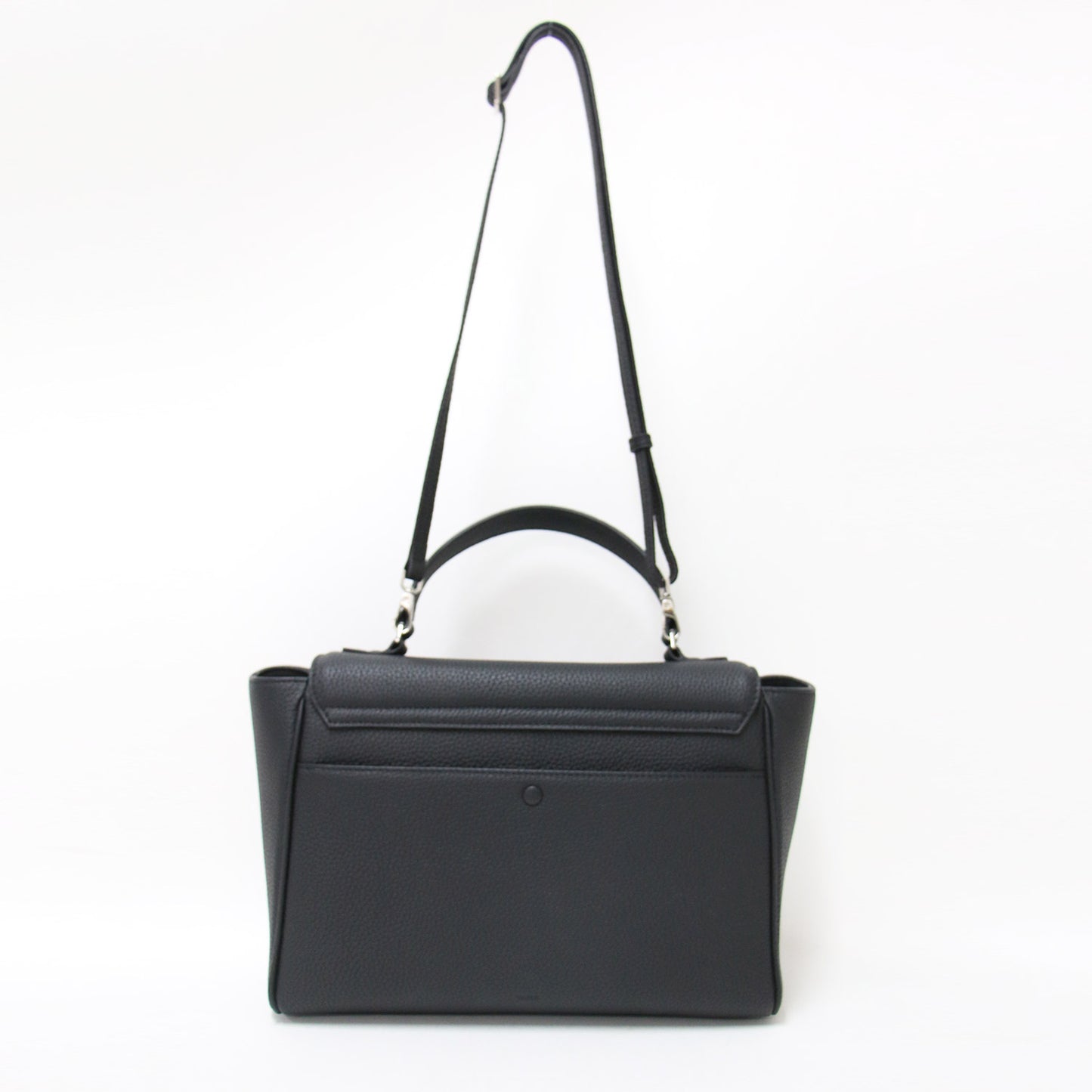 ワンハンドル ハンドバッグ / Ever ショルダーバッグ 2WAY フラップ レザー