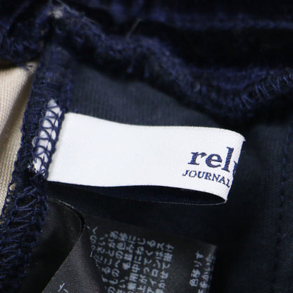 24秋冬 ベロア トラックパンツ / イージーパンツ ウエストゴム セミワイド