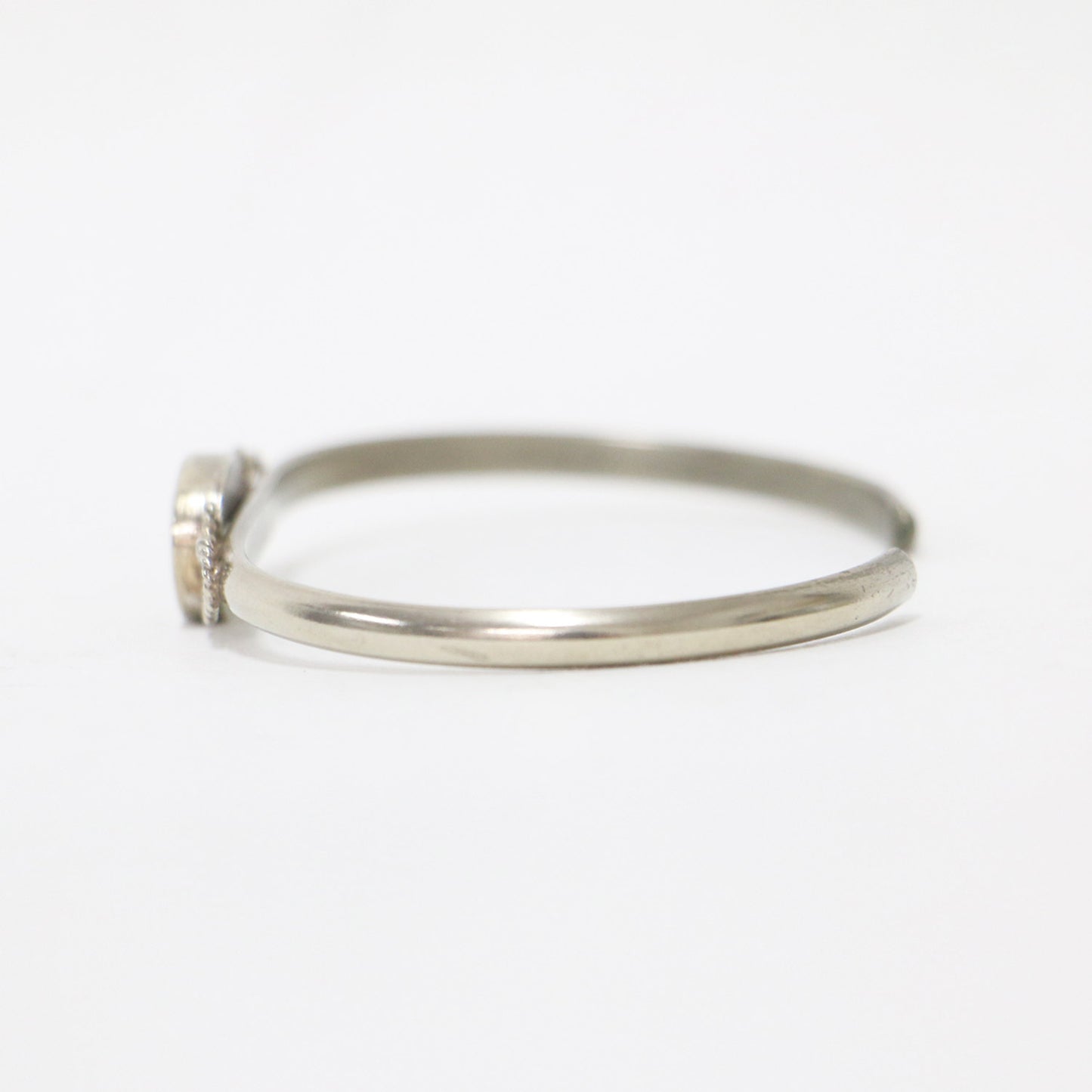 24秋冬 フラワー ナロー ブレスレット オーバル / Flower Narrow Bracelet-oval バングル 花