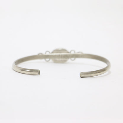 24秋冬 フラワー ナロー ブレスレット オーバル / Flower Narrow Bracelet-oval バングル 花
