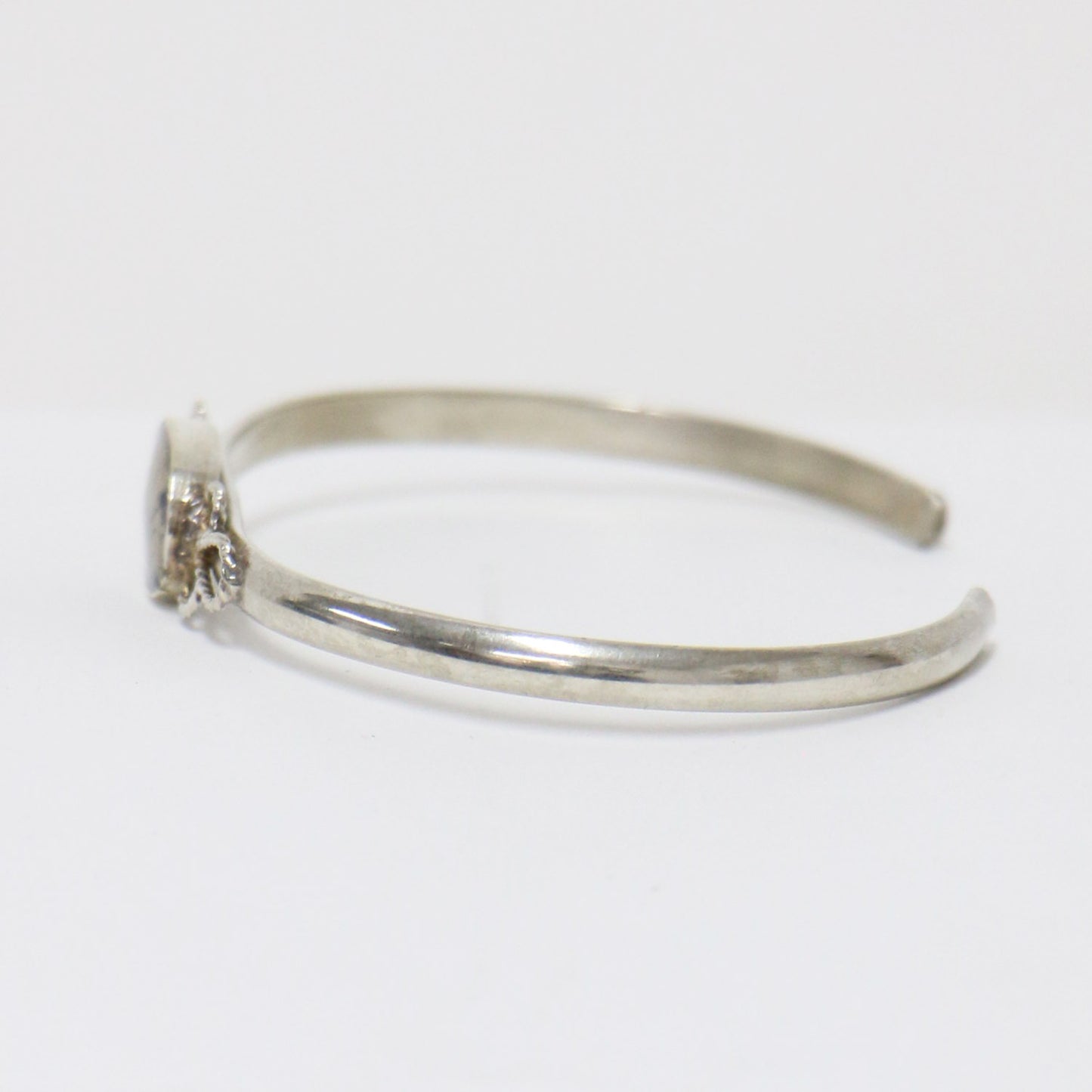 24秋冬 フラワー ナロー ブレスレット オーバル / Flower Narrow Bracelet-oval バングル 花