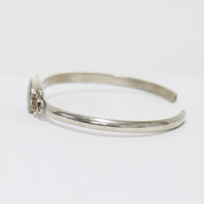 24秋冬 フラワー ナロー ブレスレット オーバル / Flower Narrow Bracelet-oval バングル 花