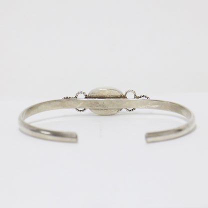 24秋冬 フラワー ナロー ブレスレット オーバル / Flower Narrow Bracelet-oval バングル 花
