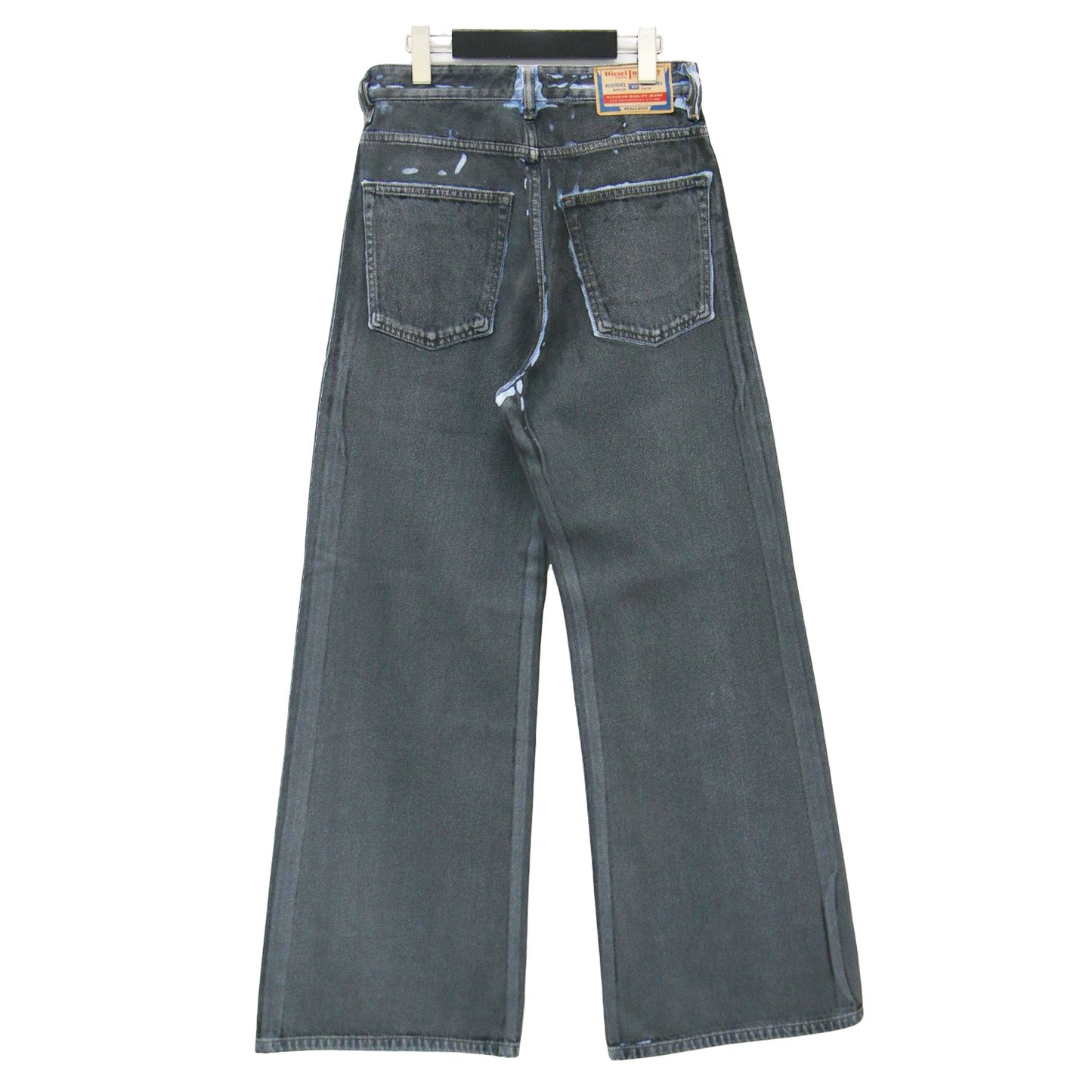 ワイド デニム パンツ A13145 / 1996 D SIRE S1 バギーデニム プリント コットン