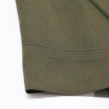 24春夏 サロペット パンツ / ACETATE BRIGHT TWILL SALOPETTE ワイドパンツ ドローストリング ストラップ