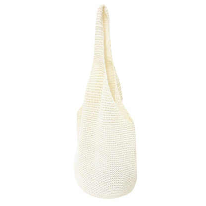 ペーパーヤーン ショルダーバッグ / PAPER YARN SHOULDER L メッシュ 編み込み