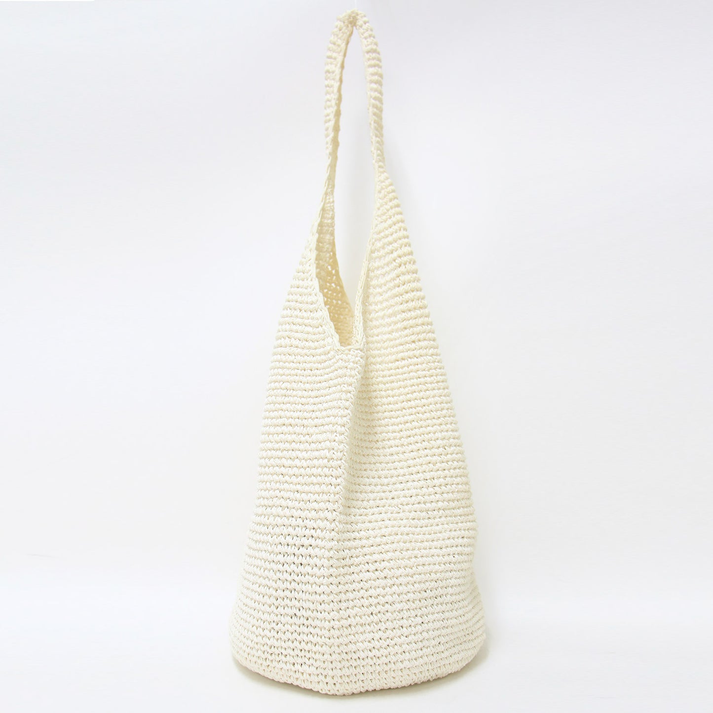ペーパーヤーン ショルダーバッグ / PAPER YARN SHOULDER L メッシュ 編み込み