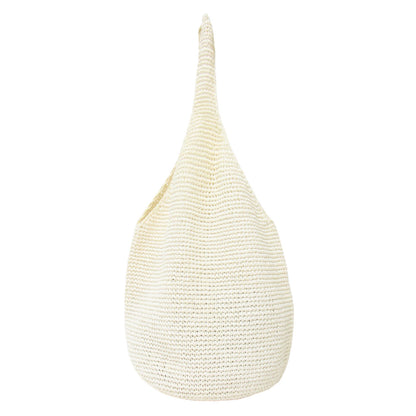 ペーパーヤーン ショルダーバッグ / PAPER YARN SHOULDER L メッシュ 編み込み