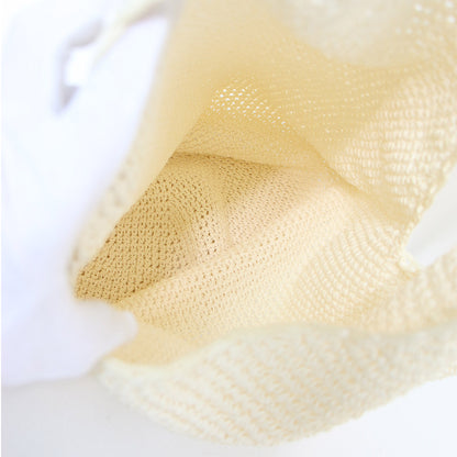 ペーパーヤーン ショルダーバッグ / PAPER YARN SHOULDER L メッシュ 編み込み