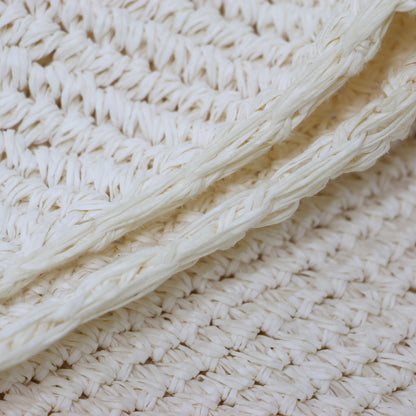 ペーパーヤーン ショルダーバッグ / PAPER YARN SHOULDER L メッシュ 編み込み