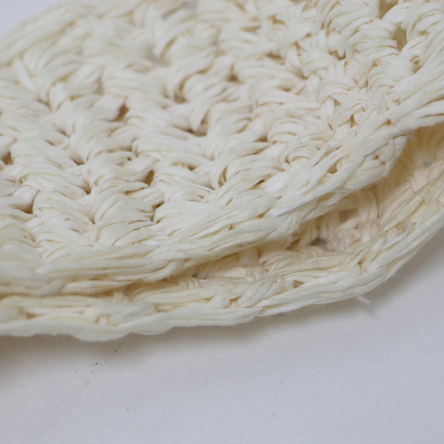 ペーパーヤーン ショルダーバッグ / PAPER YARN SHOULDER L メッシュ 編み込み
