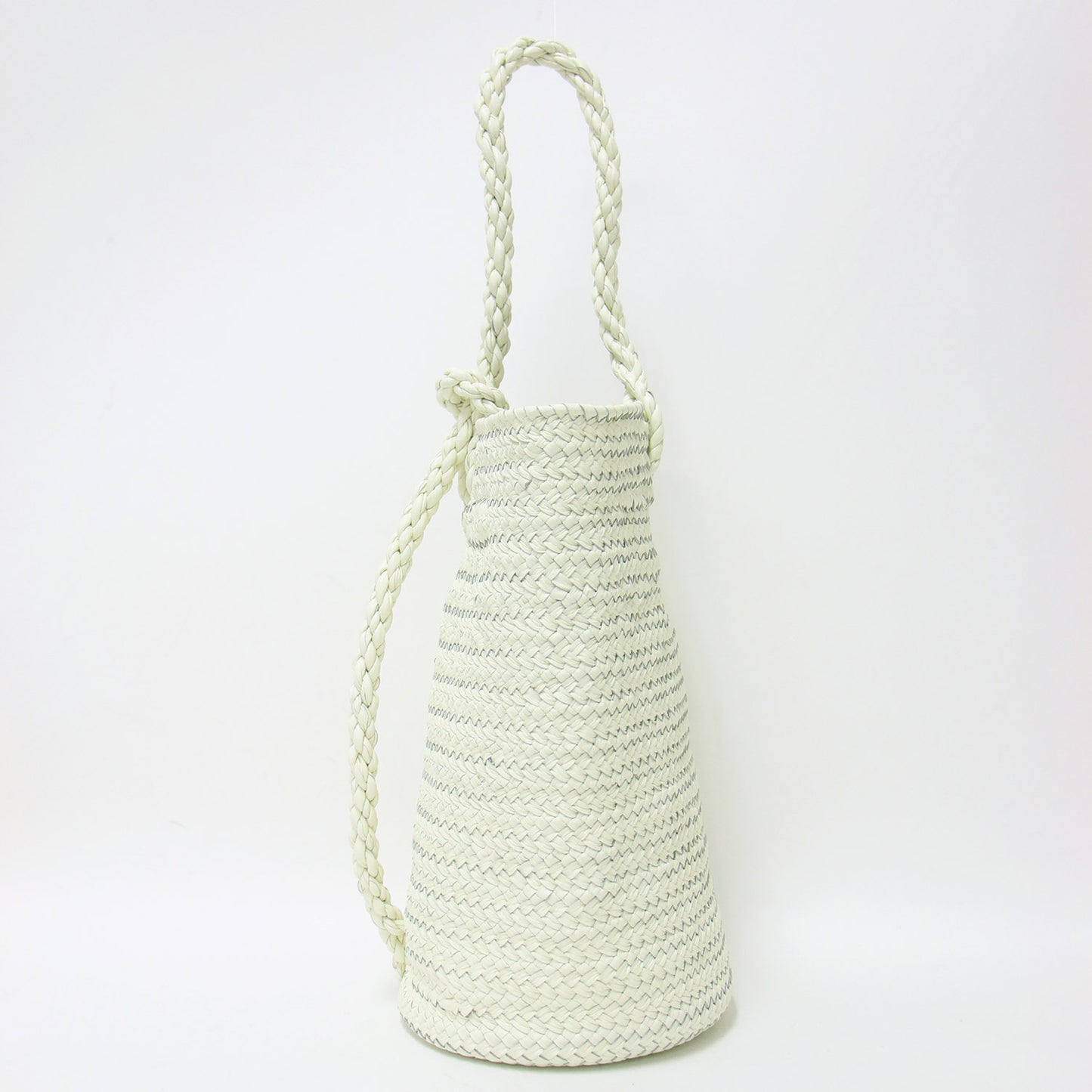 レザー メッシュ バケツ バッグ / KG47 BON SAC バスケットバッグ カウレザー 本革 牛革