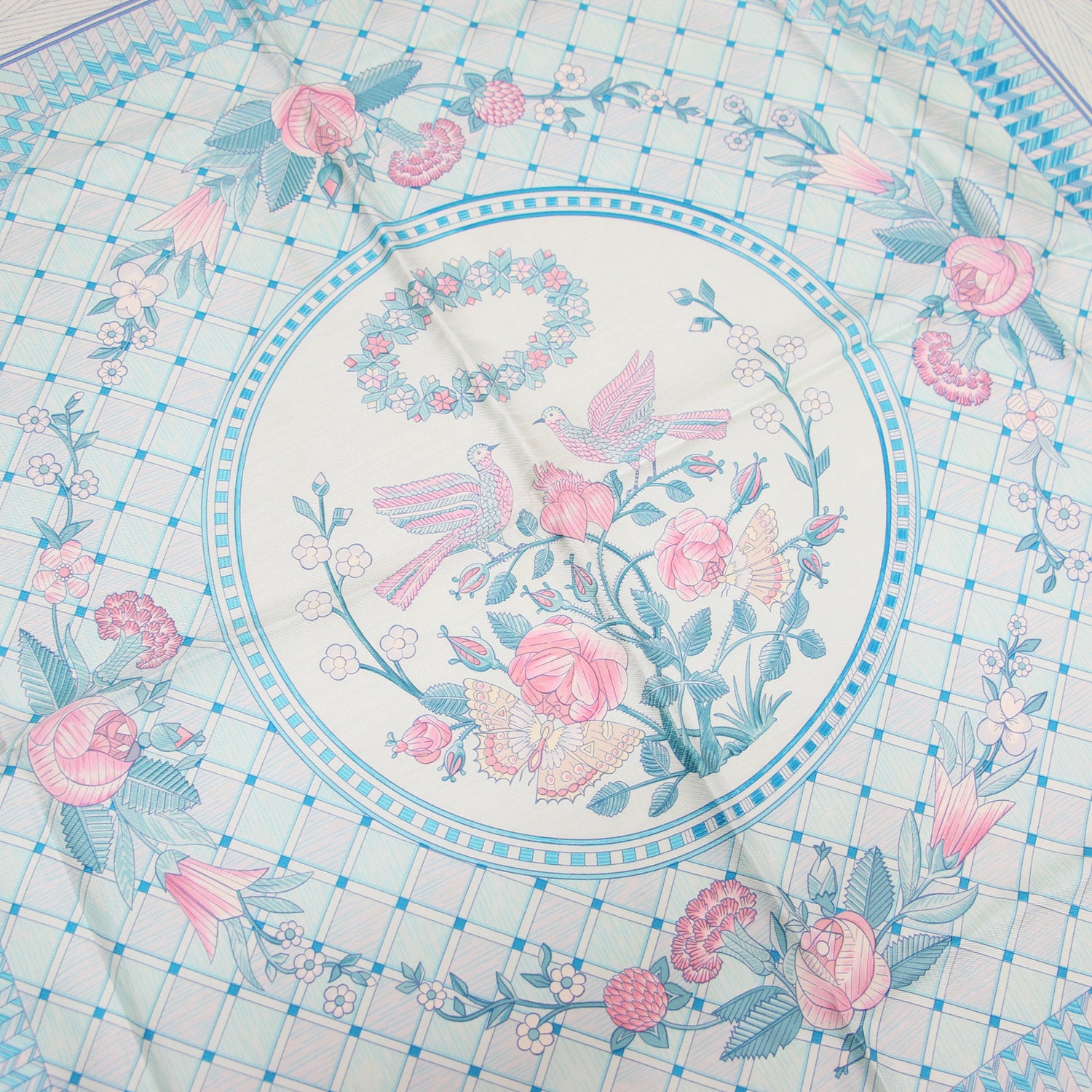 HERMES (エルメス) カレ90 シルク スカーフ / JEUX DE PAILLE 藁遊び