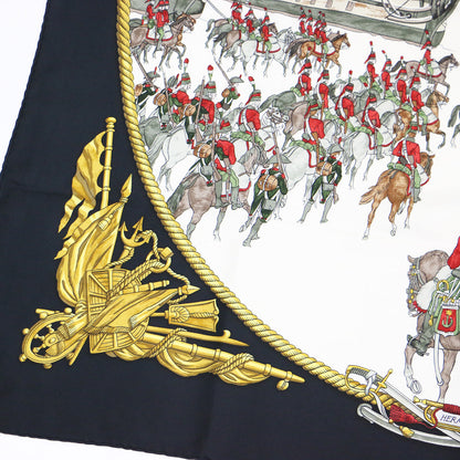 カレ90 海ト騎兵隊 シルク スカーフ / MARINE ET CAVALERIE 大判