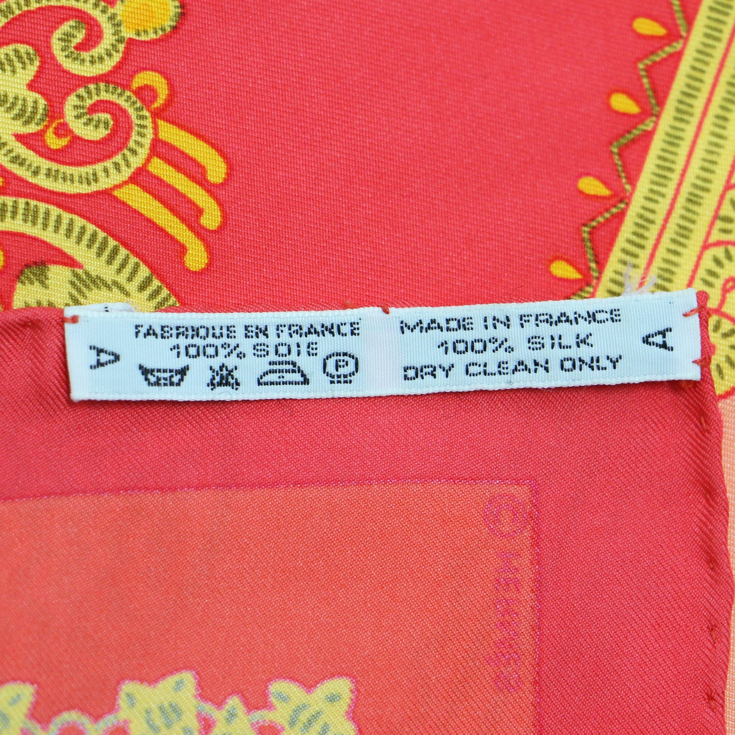 エルメス スカーフ 大判 カレ90 Brins d'or 金の若枝 シルク エルメス