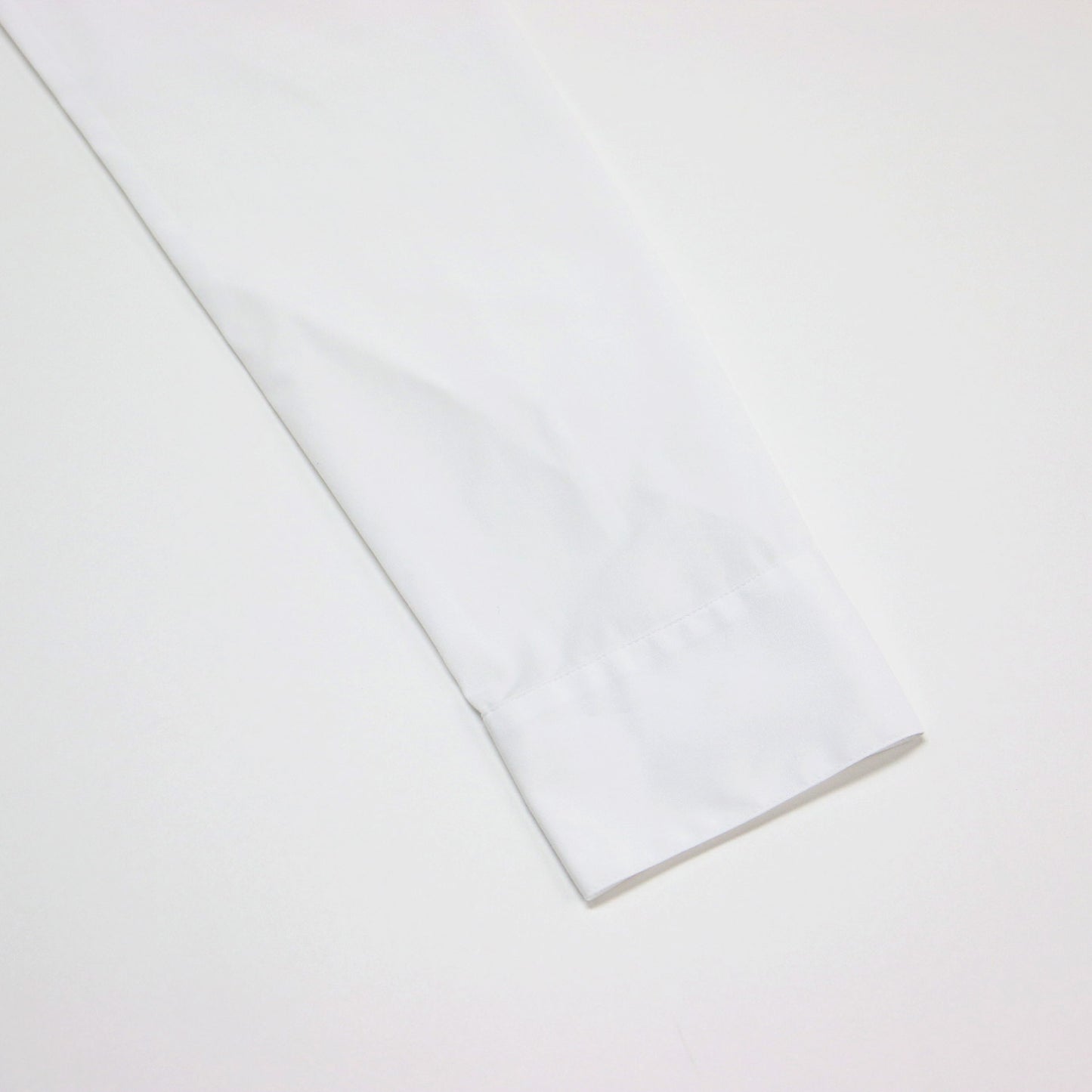 バンドカラー 長袖 シャツ / HALL IN LUXE COTTON ブラウス スリット コットン