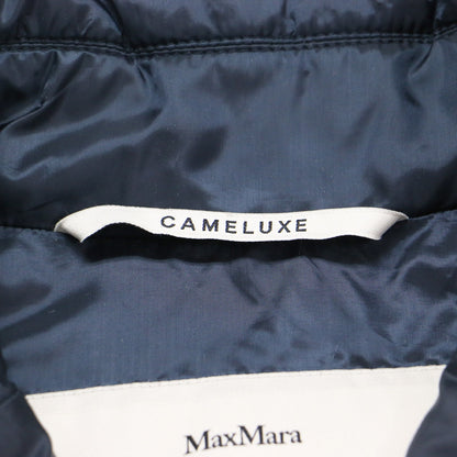 CAMELUXE ダブルブレスト ベスト / ジレ ベルト ロゴ 中綿