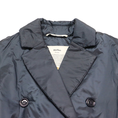 CAMELUXE ダブルブレスト ベスト / ジレ ベルト ロゴ 中綿