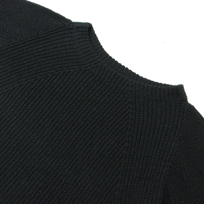 Lily Linen アゼ プルオーバー / ニット 長袖 畔編み ボートネック シルク リネン