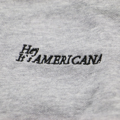 × JEANS FACTORY 別注 サイド ジップ カットアウト スウェット / クルーネック 長袖 ロングスリーブ ロゴ刺繍